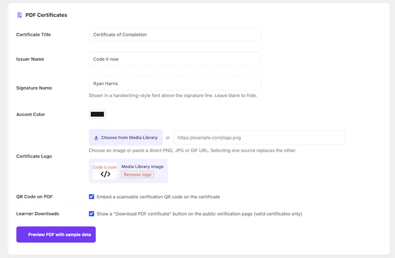 Edutain Certificate Validator screenshot 10