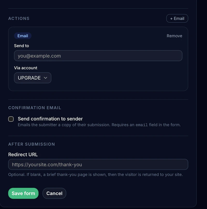 StaticForms screenshot 5