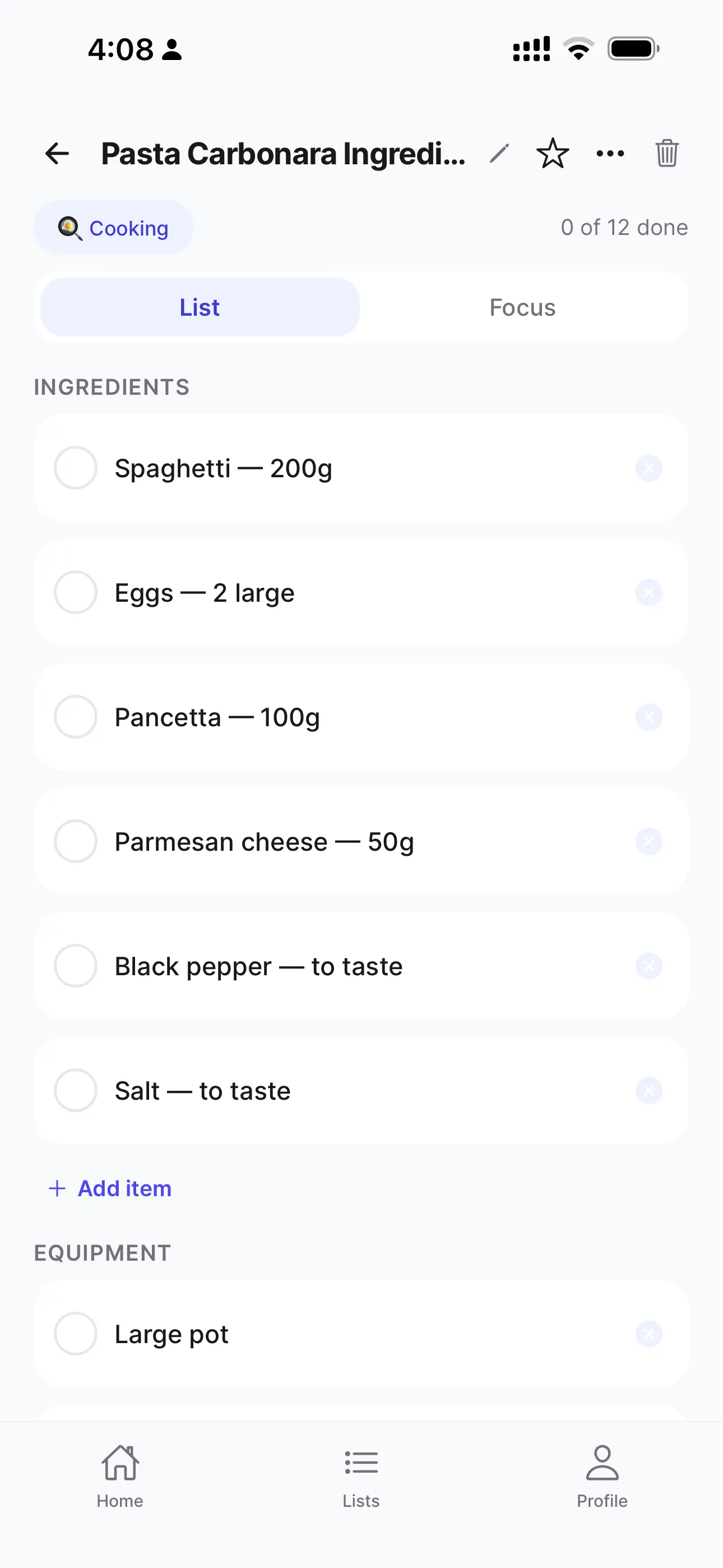 Genie List - AI checklists gallery image