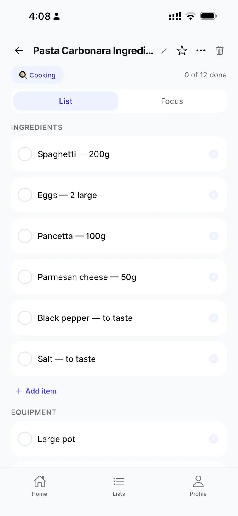Genie List - AI checklists screenshot 3