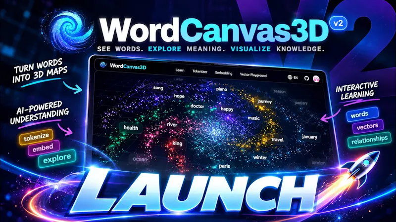 WordCanvas3D screenshot 1 (video preview)