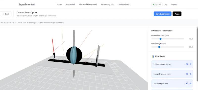 ExperimentAI screenshot 2