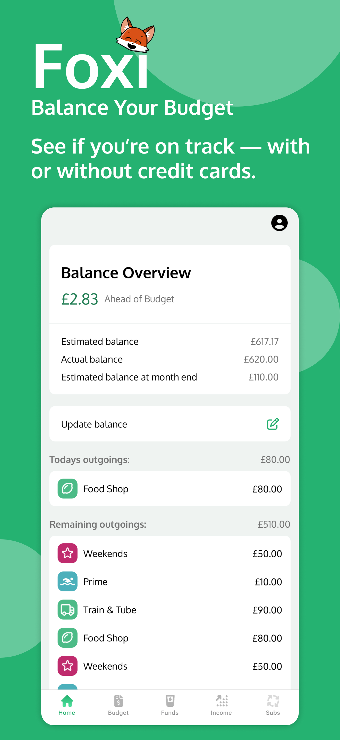 Foxi — Balance Your Budget gallery image