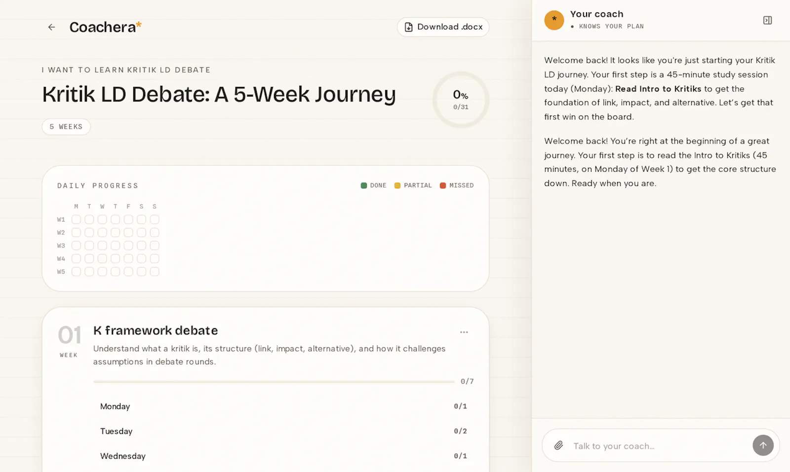 Coachera  screenshot 2