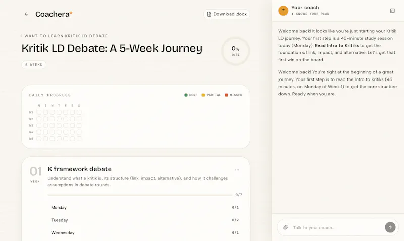 Coachera  screenshot 2
