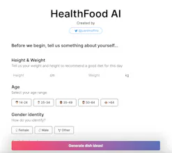 healthfood AI gallery image