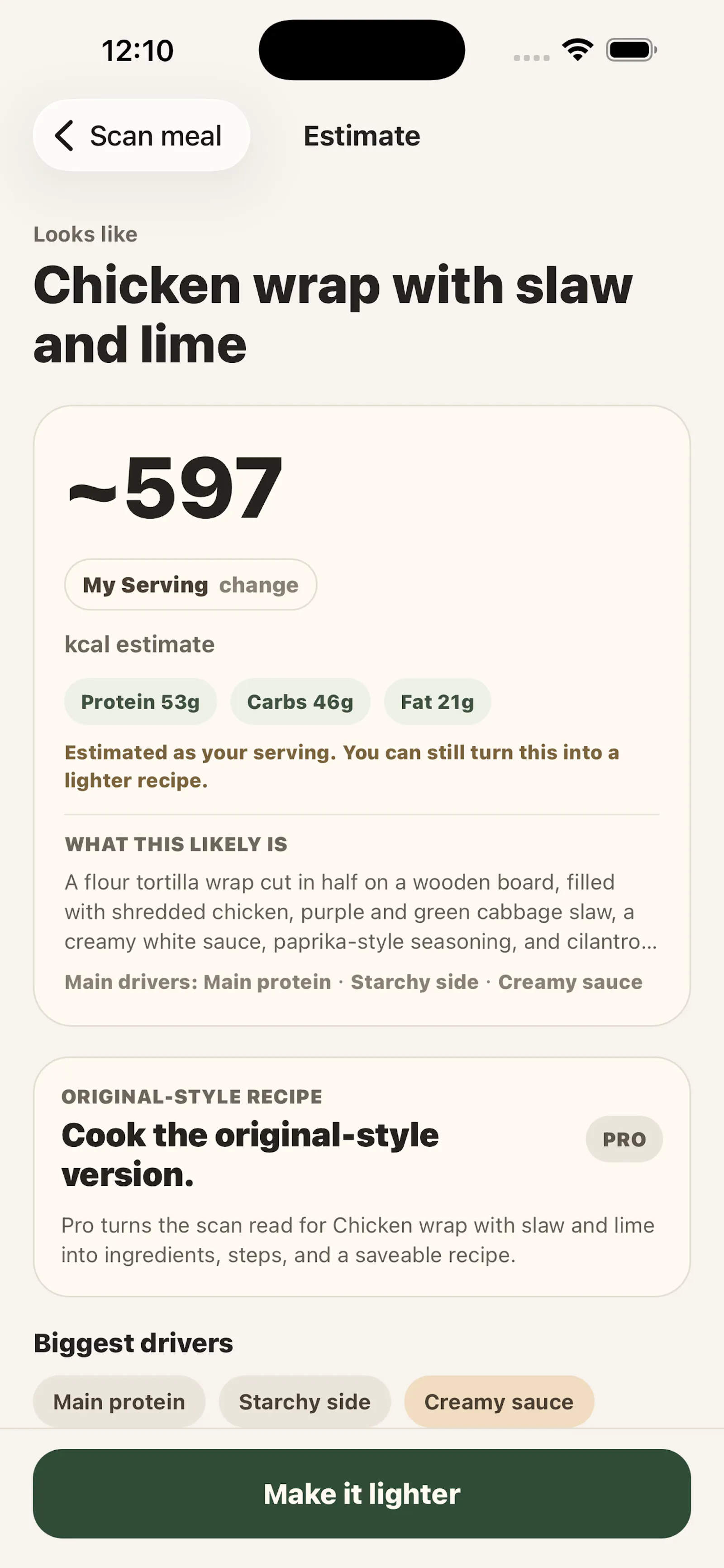 SavorShift screenshot 1