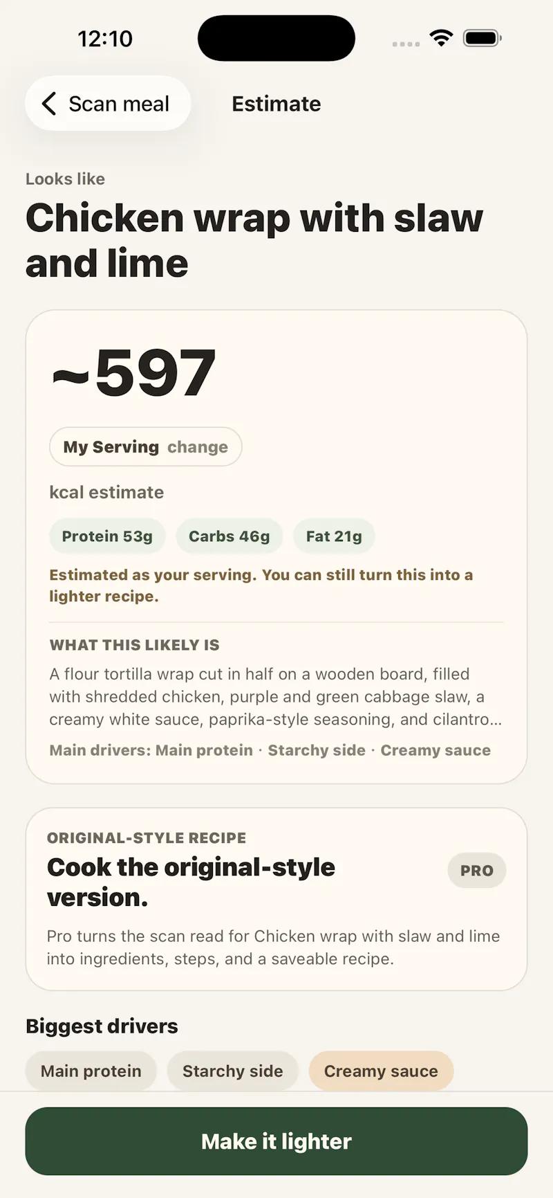 SavorShift screenshot 1