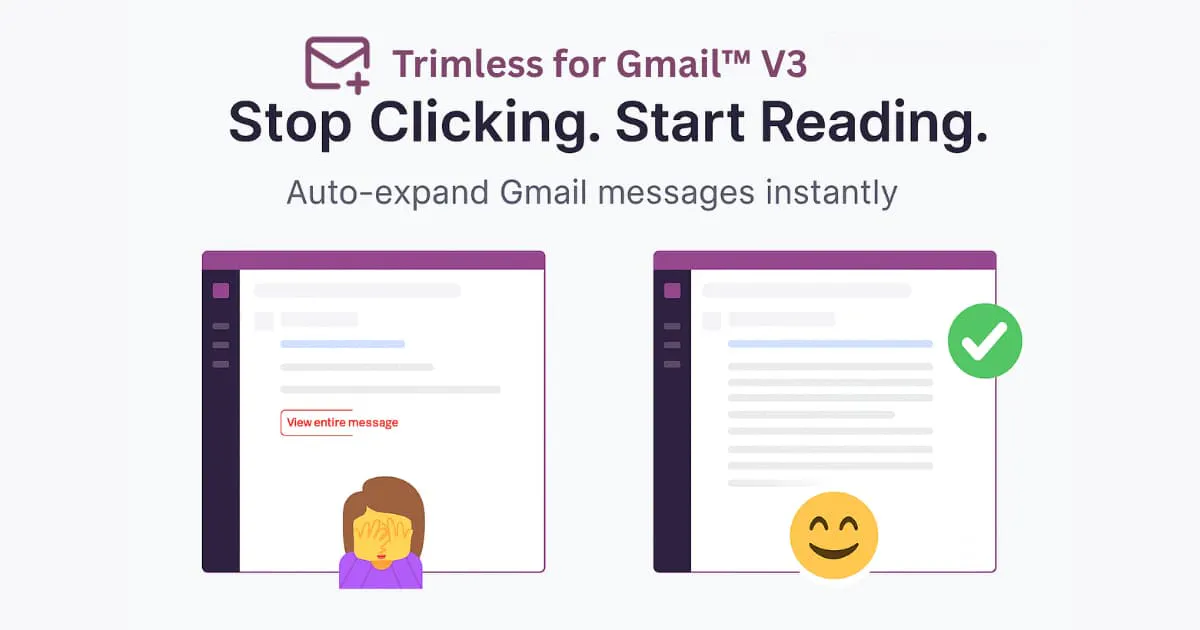 Trimless for Gmail™ V3 gallery image