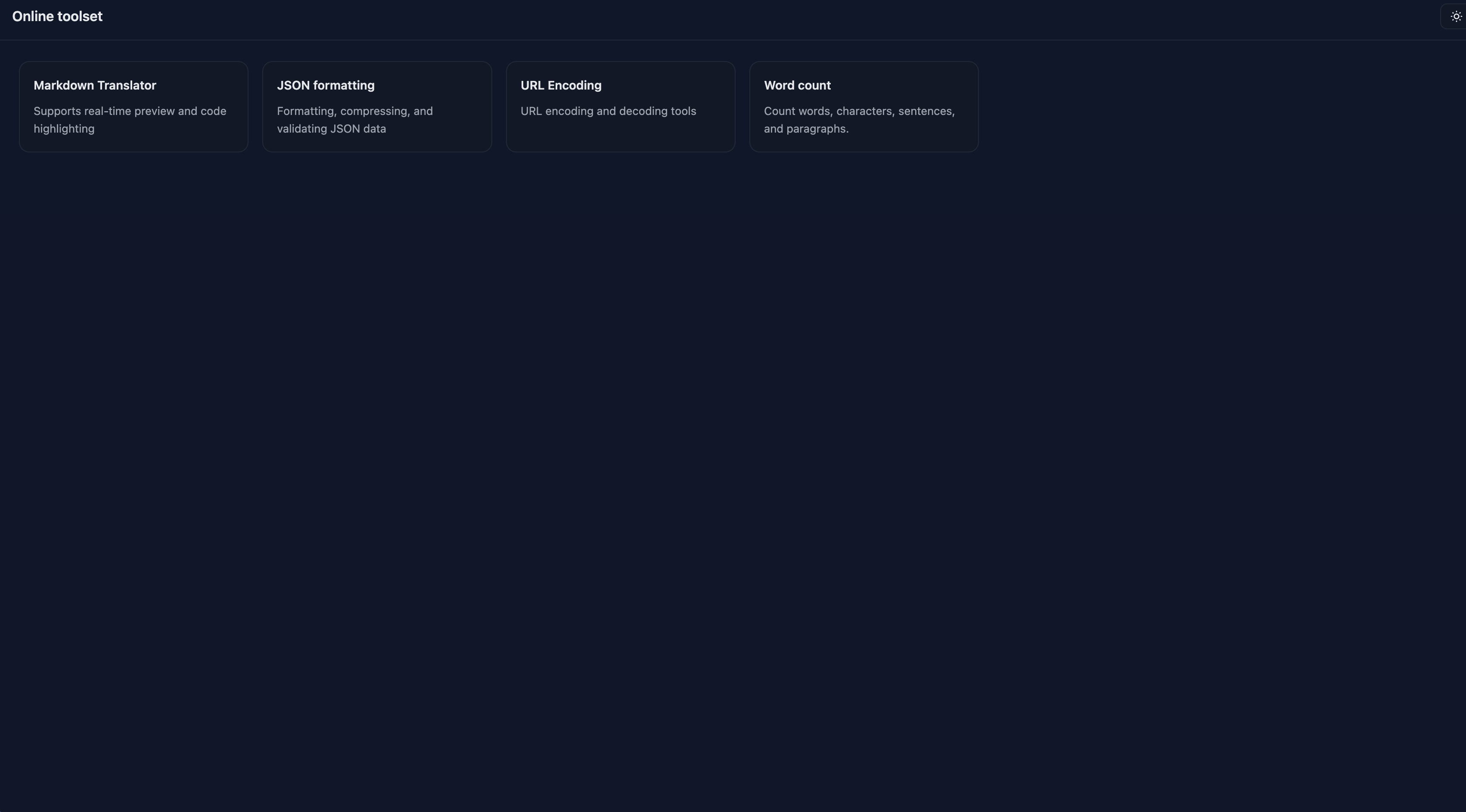 My Toolset Online gallery image