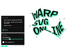 Warp SVG Online media 3