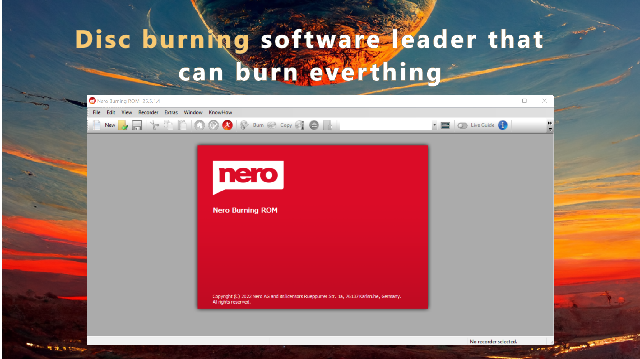 Nero quemando rom media 1