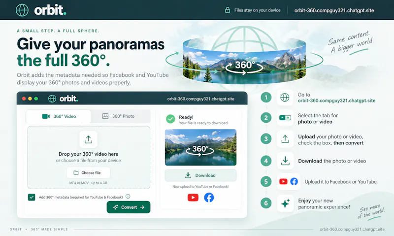360º Photo Converter screenshot 1