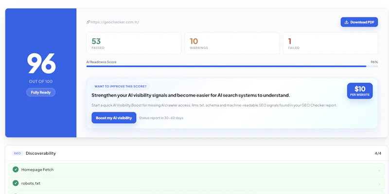 GEO Checker for AI Search screenshot 3
