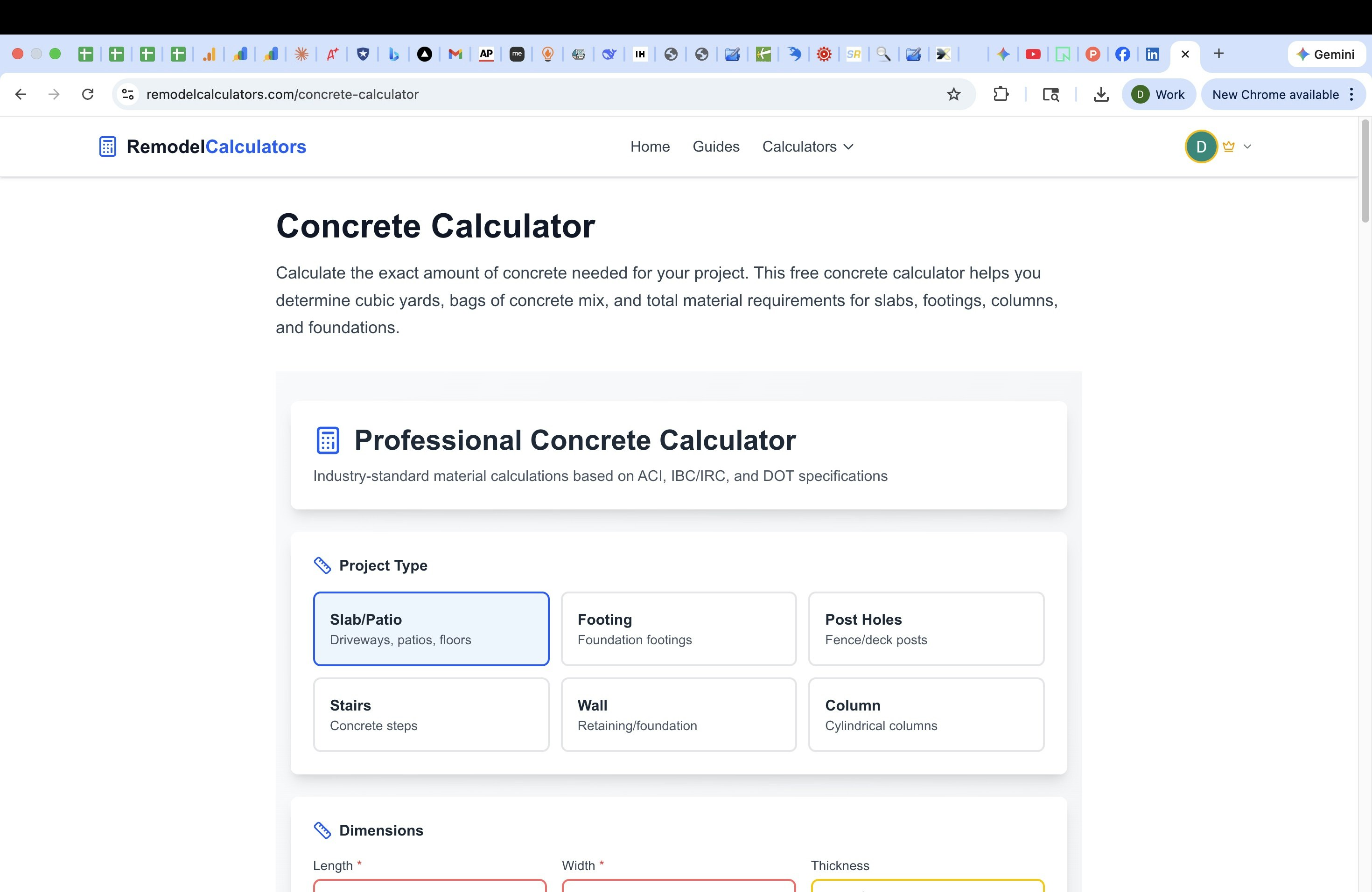 Remodel Calculators gallery image