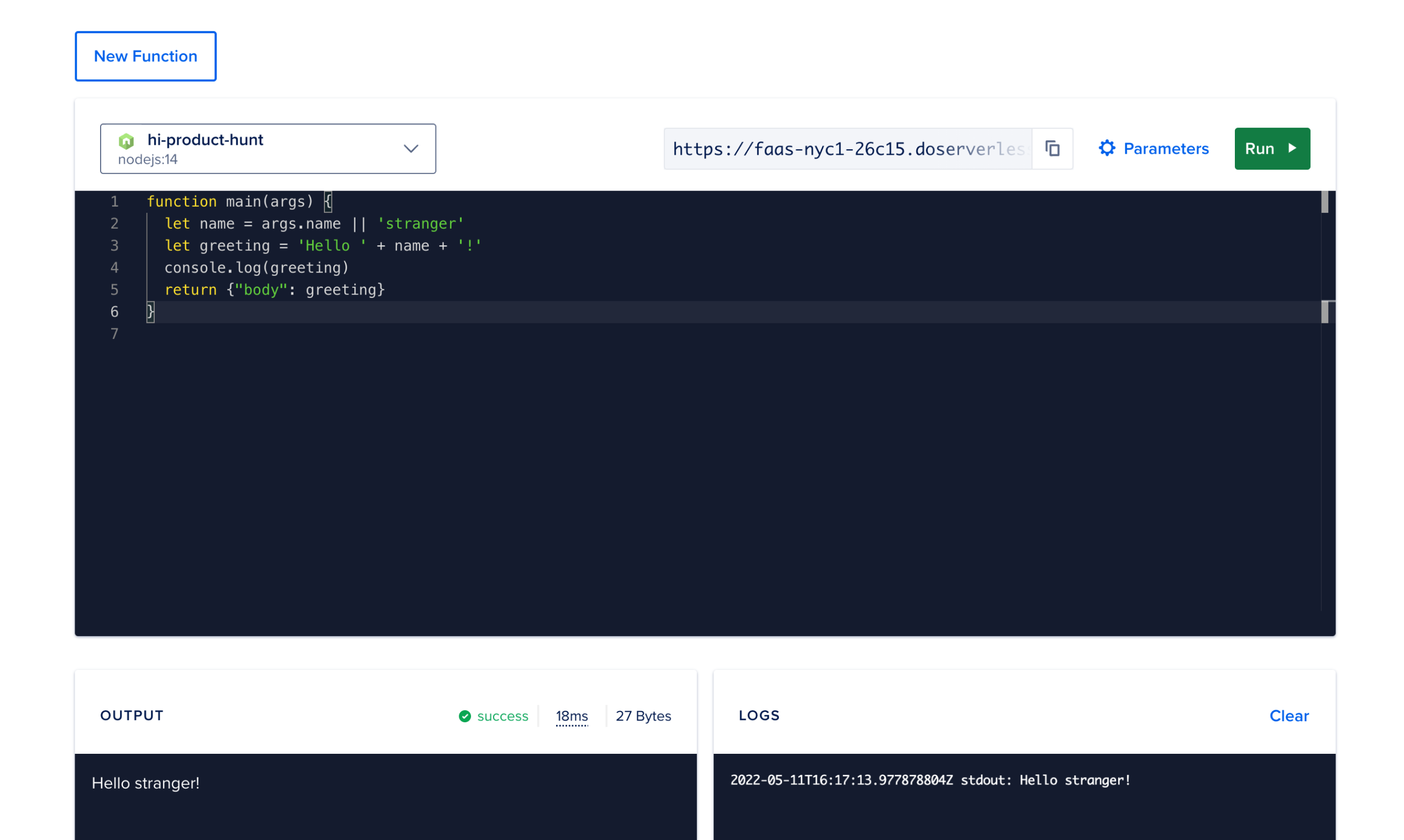 ฟังก์ชั่น DigitalOcean - เรียกใช้ฟังก์ชั่นตามความต้องการสเกลโดยอัตโนมัติ media 4