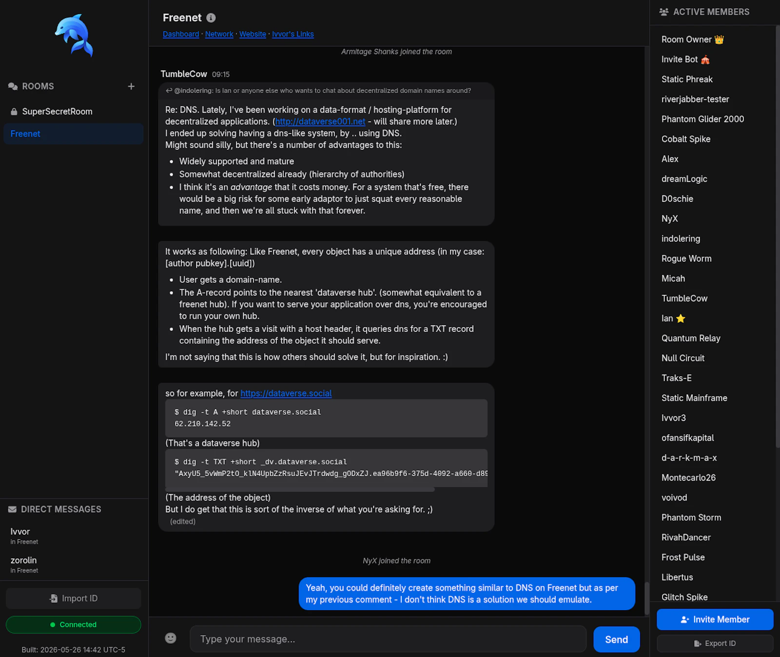 Freenet screenshot 2
