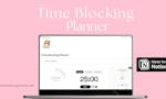 Time-Blocking Planner (Notion Template) image