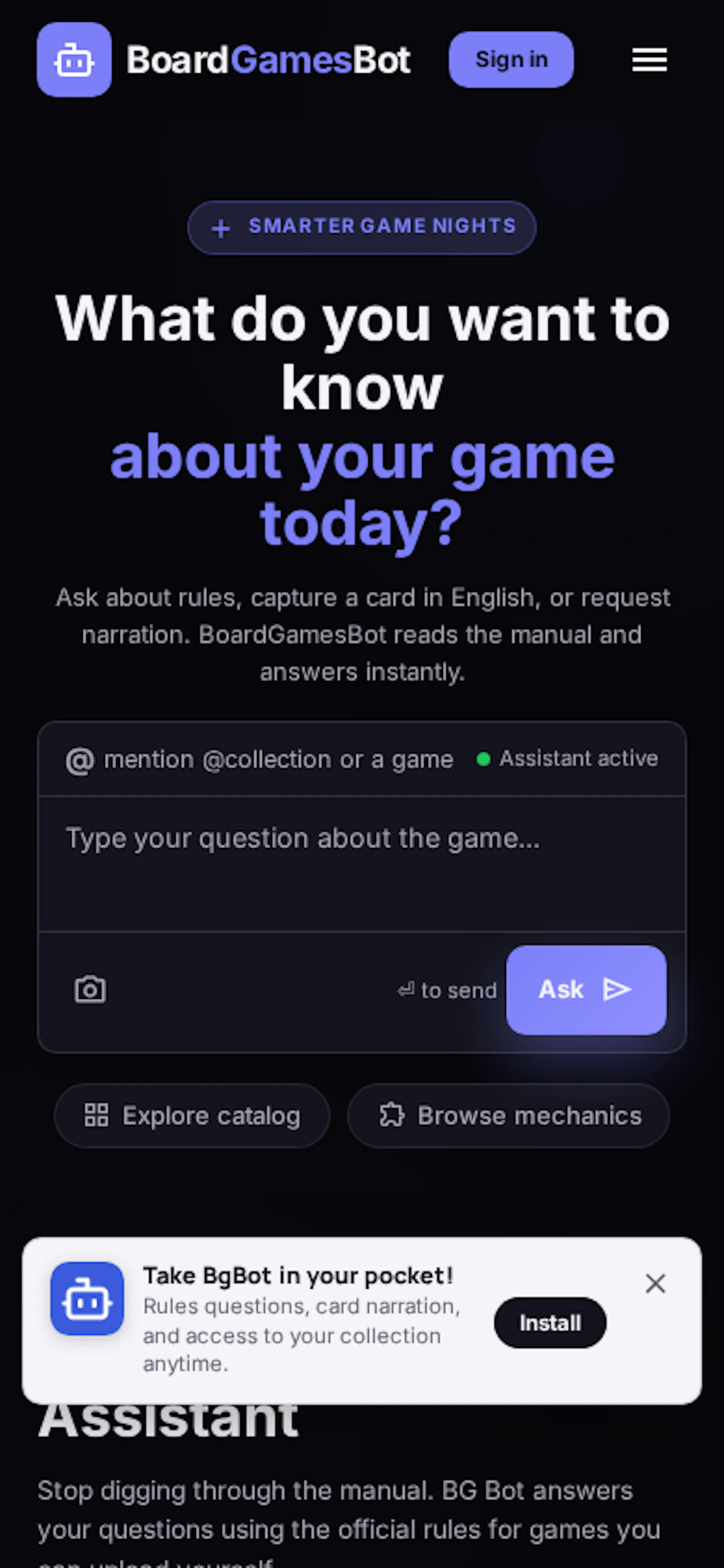 BoardGameBot screenshot 2