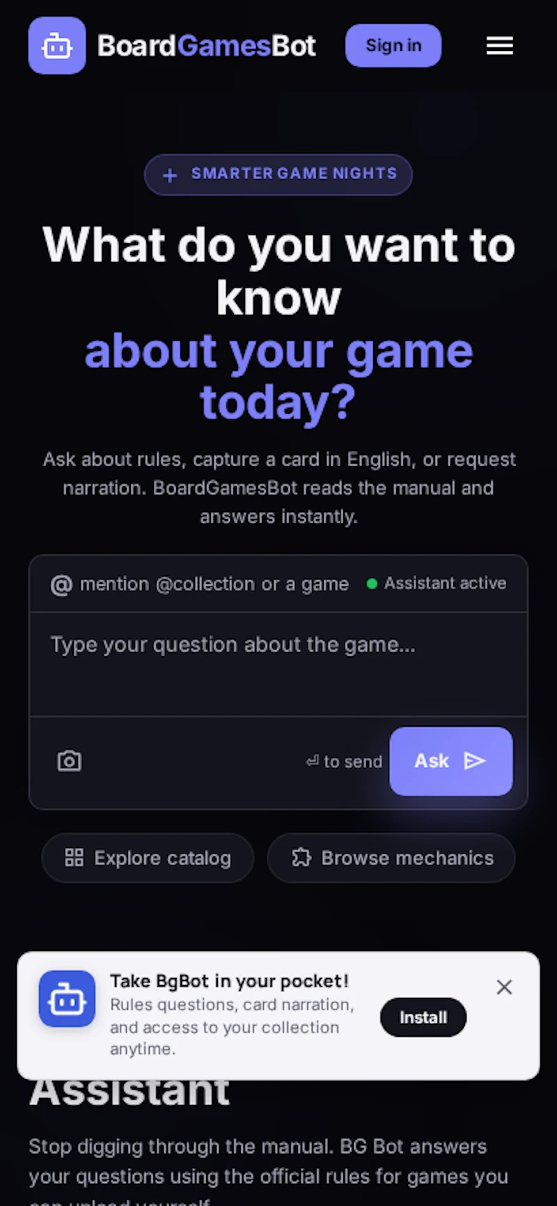 BoardGameBot screenshot 2