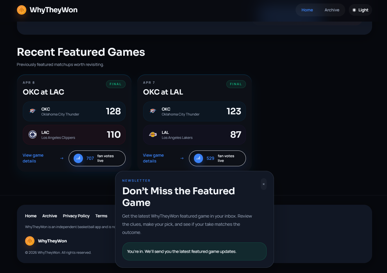 WhyTheyWon gallery image