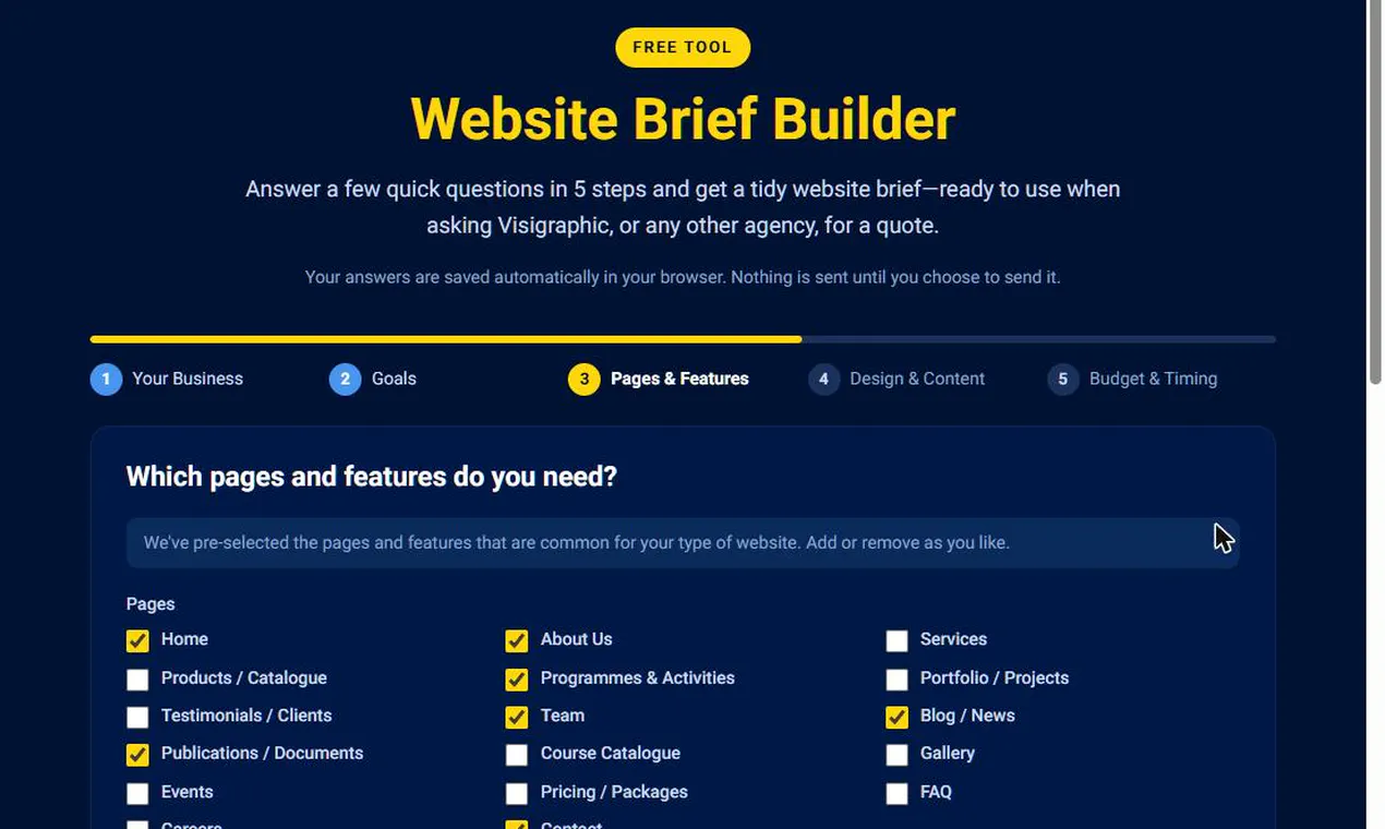 Website Brief Generator gallery image