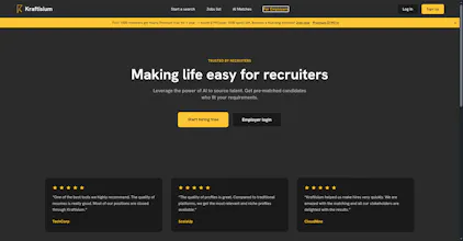 AI finds jobs that fit your resume. gallery image
