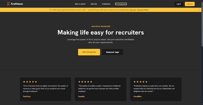 AI finds jobs that fit your resume. screenshot 1