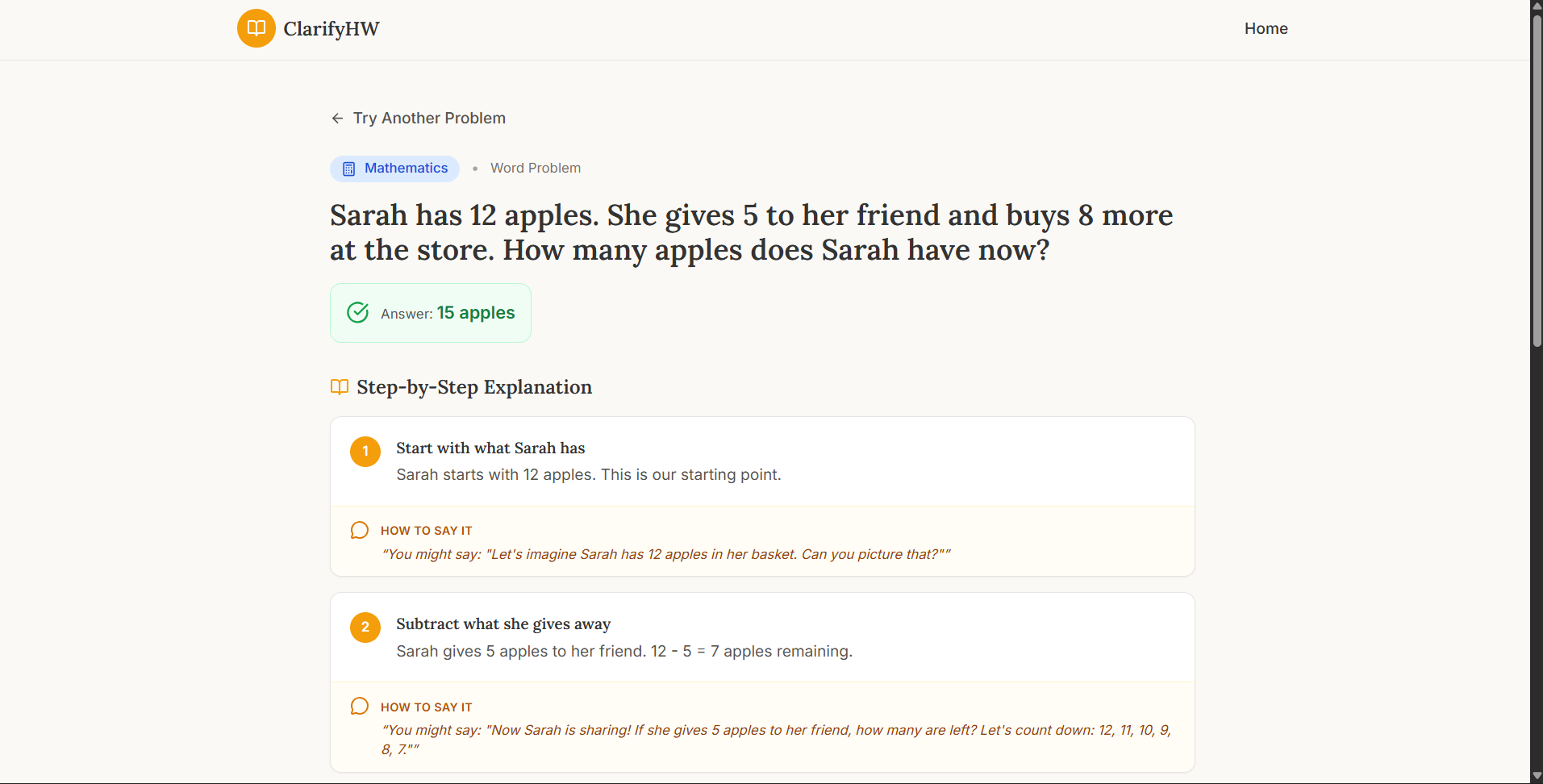 ClarifyHW gallery image