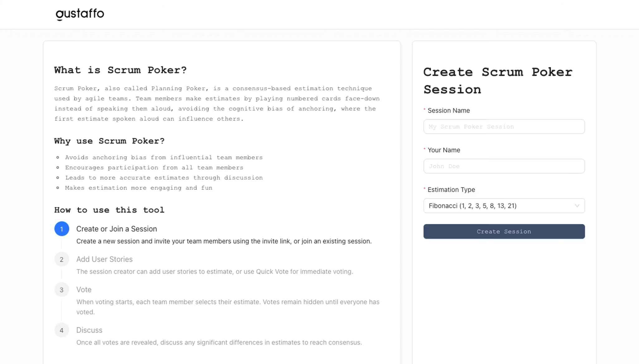 Scrum Poker by Gustaffo - Estimate user stories – fast, free, and distraction-free media 1