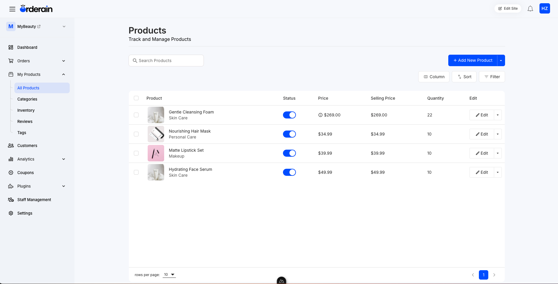 Orderain - Screenshot 5 showing product features and functionality