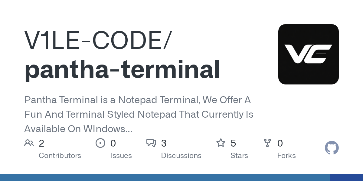 Pantha Terminal - Main product screenshot demonstrating key features and user interface