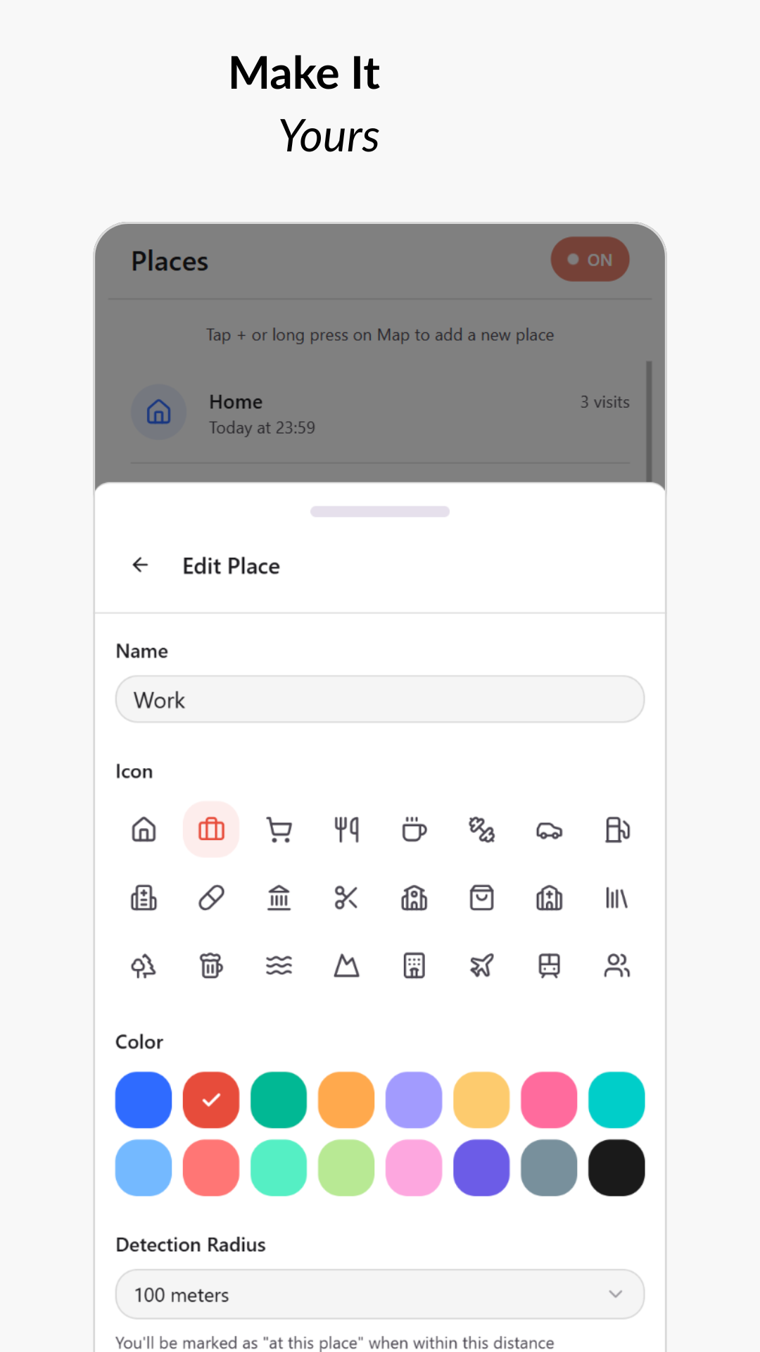 TimeLoc - Private Location Timeline - Screenshot 5 showing product features and functionality