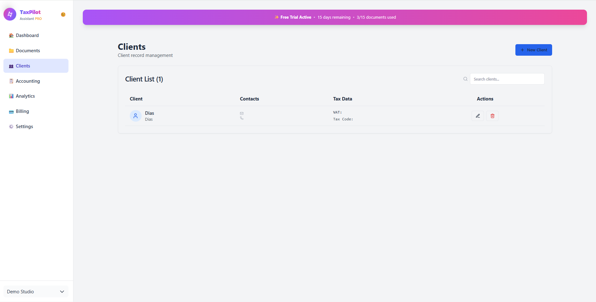 TaxPilot - Screenshot 3 showing product features and functionality