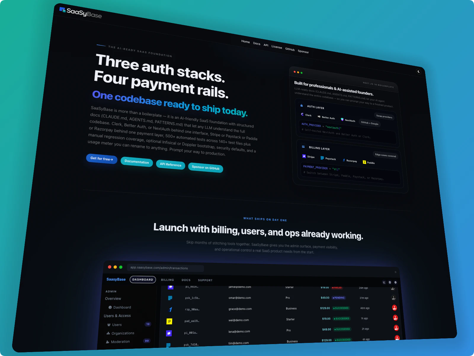 SaaSyBase screenshot 1