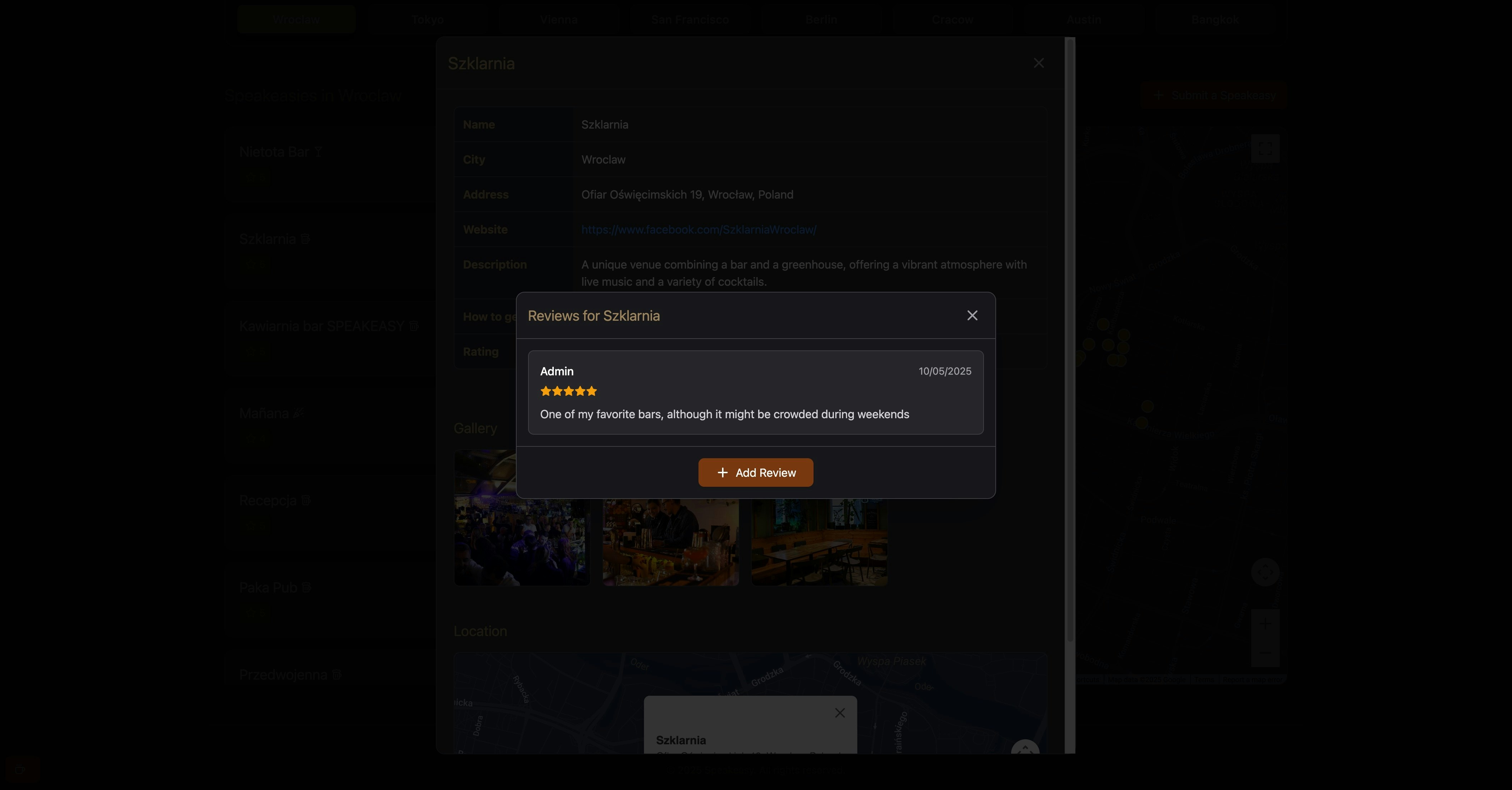 Speakeasy gallery image