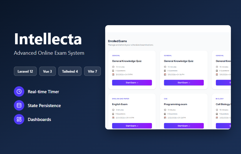 Intellecta-MCQ&Online ExaminationSystem gallery image