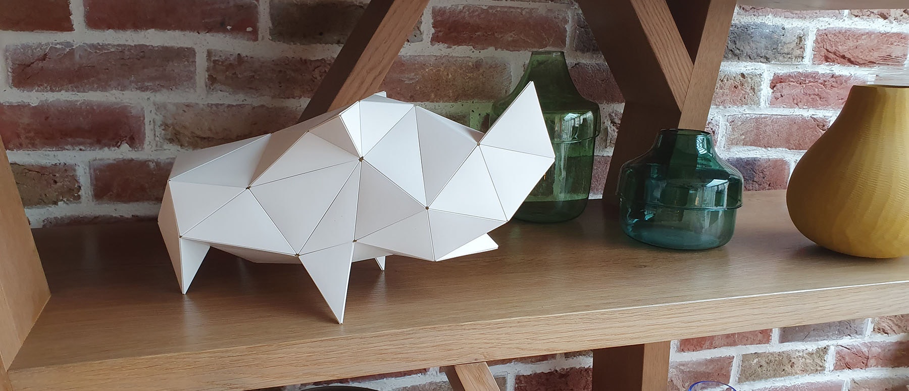 Carapace: prima puzzle 3D di origami fai -da -te media 5