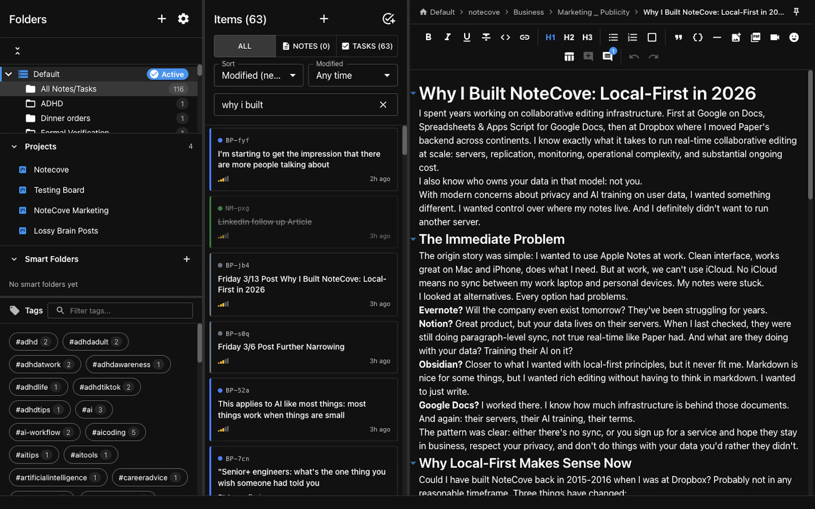 NoteCove screenshot 4
