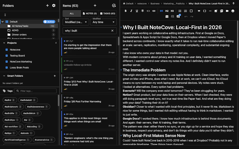 NoteCove screenshot 4