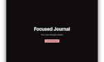 Focused Journal image
