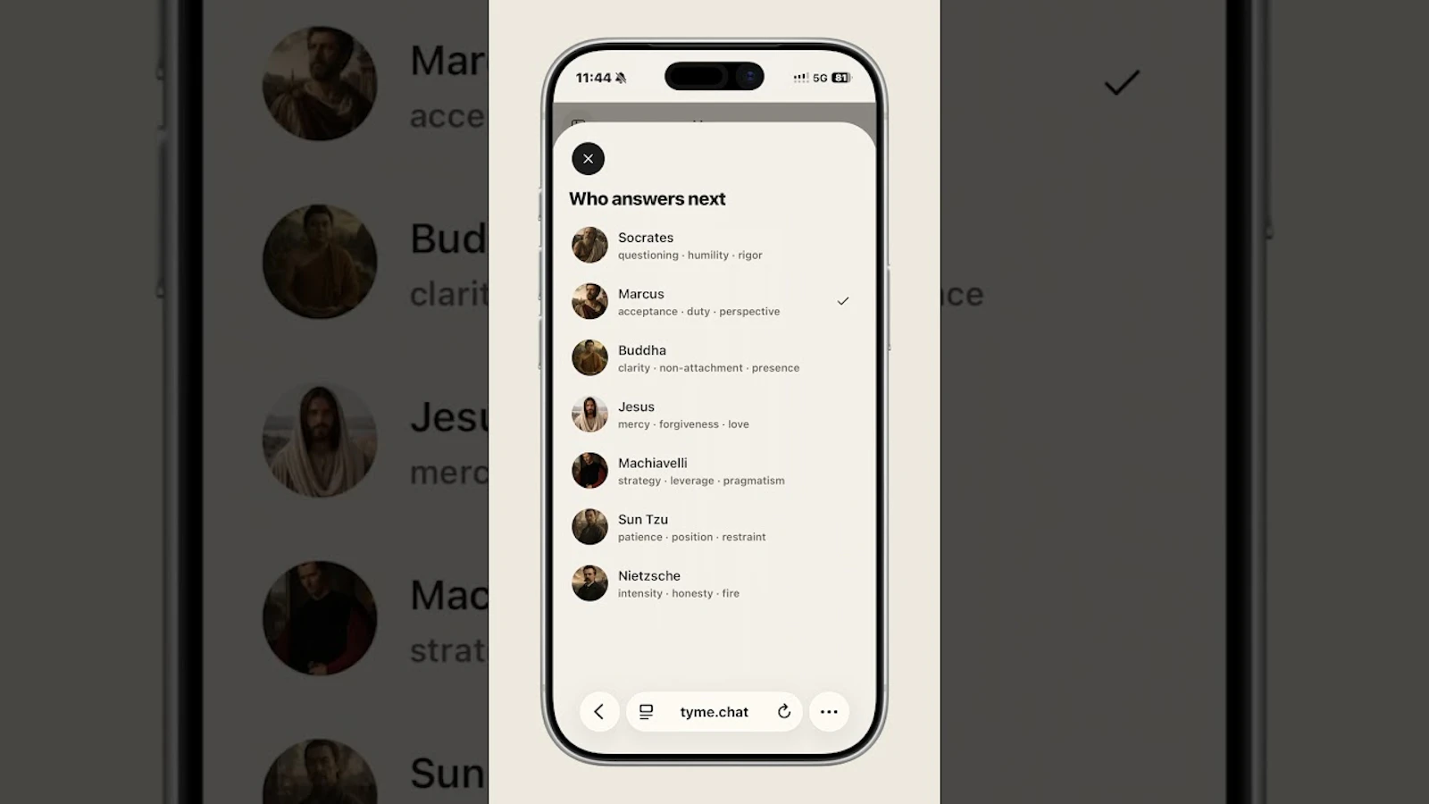 Tyme Chat screenshot 1 (video preview)