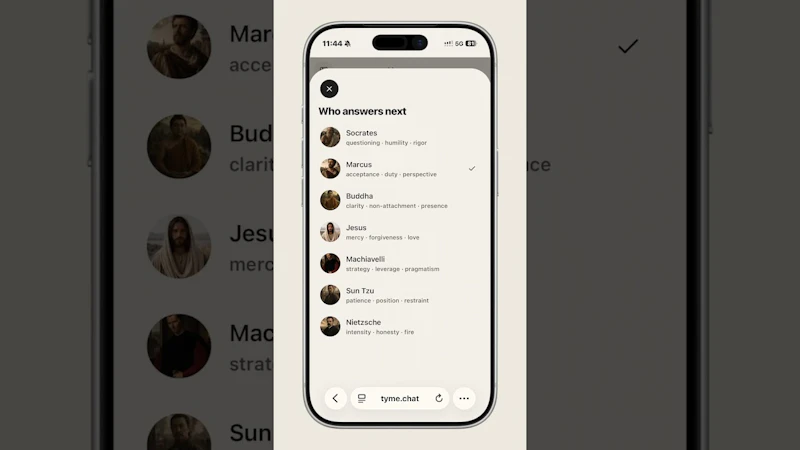 Tyme Chat screenshot 1 (video preview)