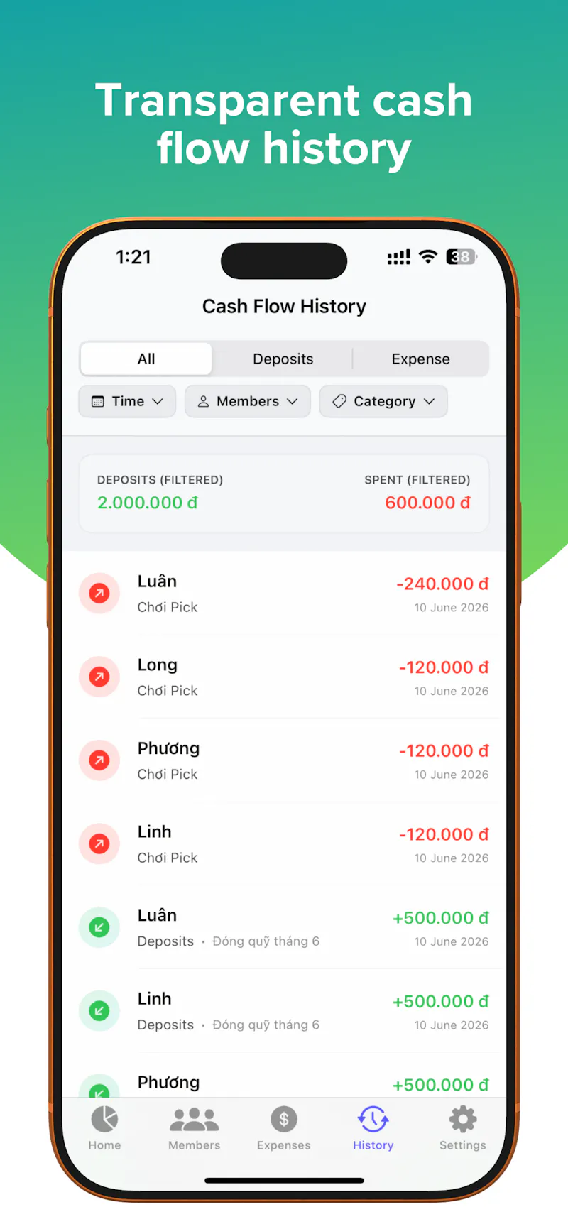 TeamFund: Group Expense  screenshot 6