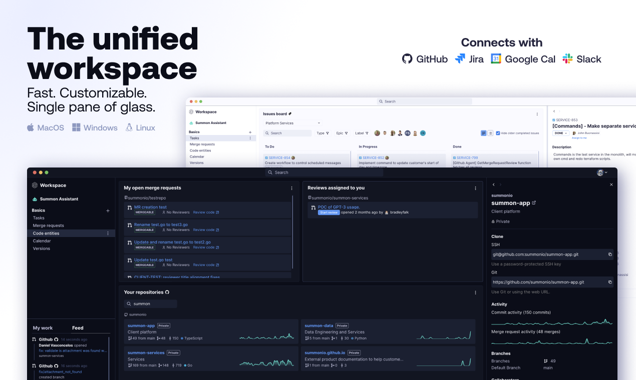 startuptile Summon-The integrated workspace for software teams