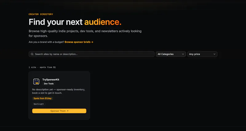 SponsorKit screenshot 3
