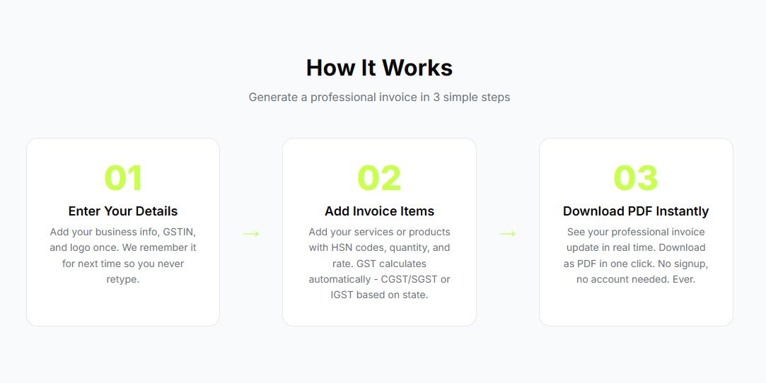 InvoiceAnupu - Screenshot 3 showing product features and functionality