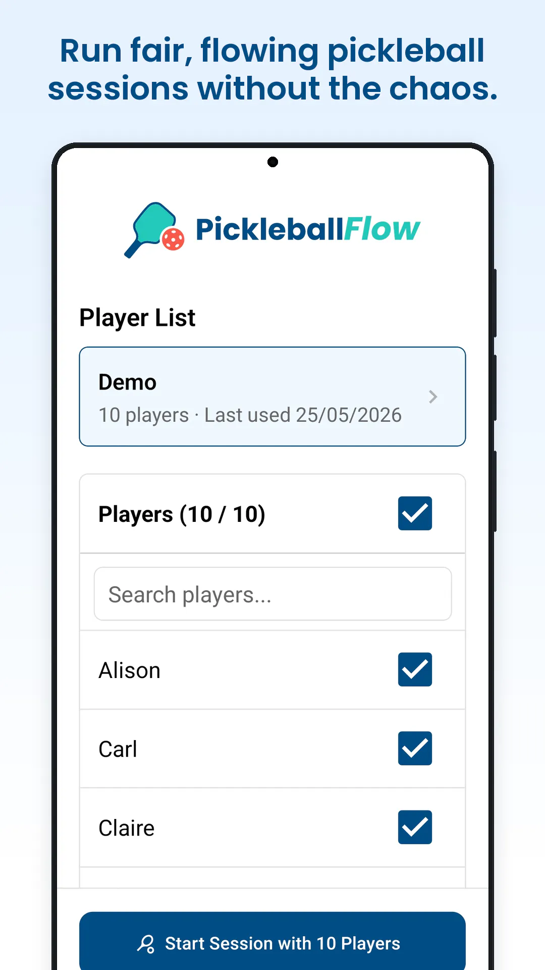PickleballFlow gallery image