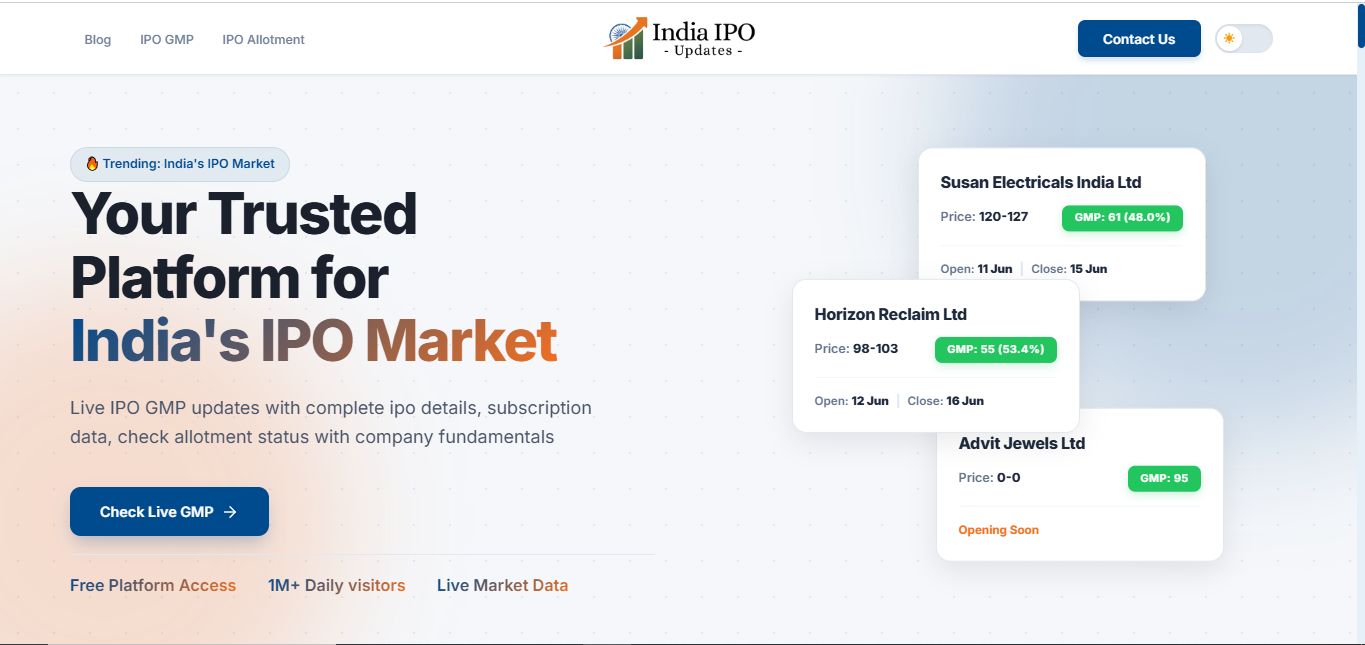 India IPO Updates gallery image