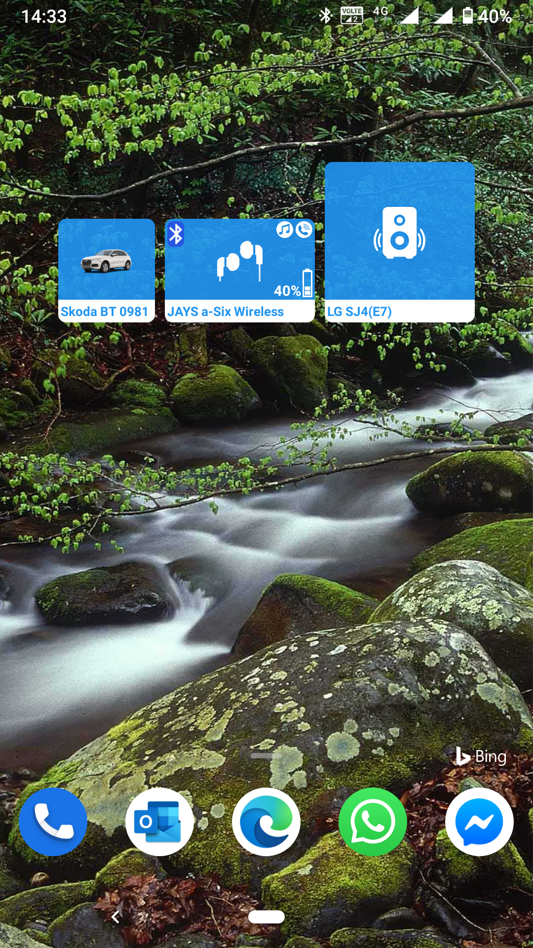 Bluetooth audio device widget gallery image
